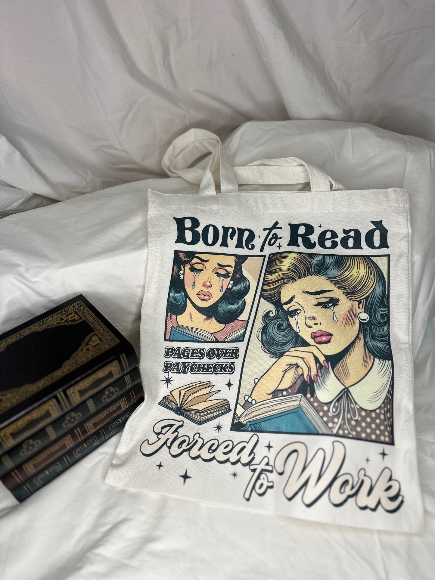 Born To Read Tote Bag