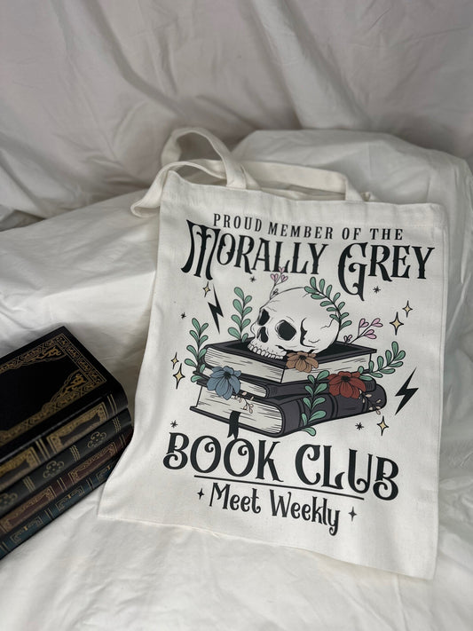 Morally Grey Tote Bag